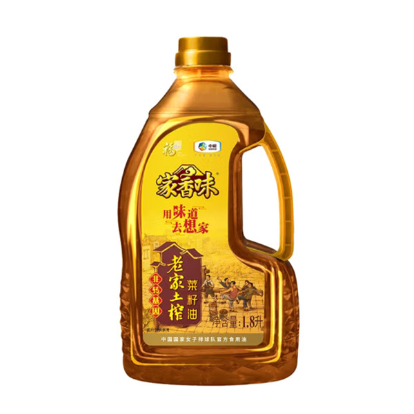 FLM/福临门 家香味老家土榨菜籽油 1.8L 1瓶