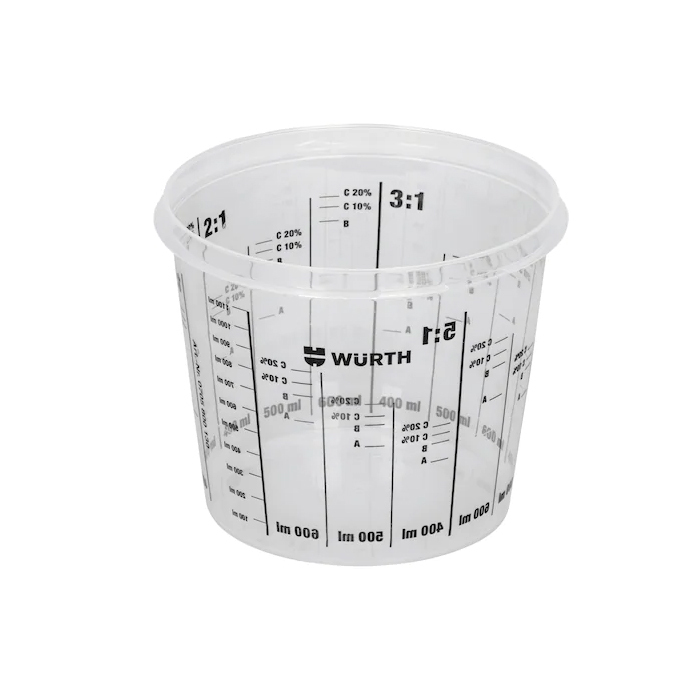 WURTH/伍尔特 油漆混合杯/量杯 0705800120 透明 750mL 1个