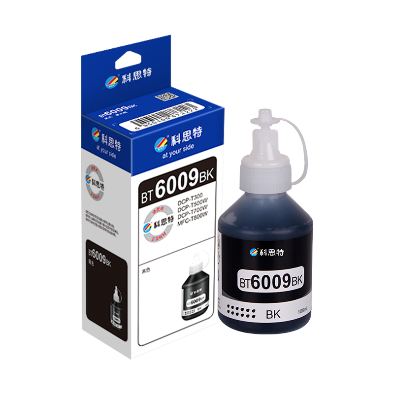 KST/科思特 墨水 BT6009(黑色) 108mL 适用兄弟DCP-T425W T420W T220 T710W T510W T310 T800W T810W打印机 1个