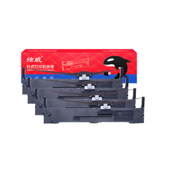 HUIWEI/绘威 色带 LQ590K 4支装 黑色 适用EPSON FX890 LQ590K LQ595K LQ590KII LQ595KII S015337 C13S015590 1套