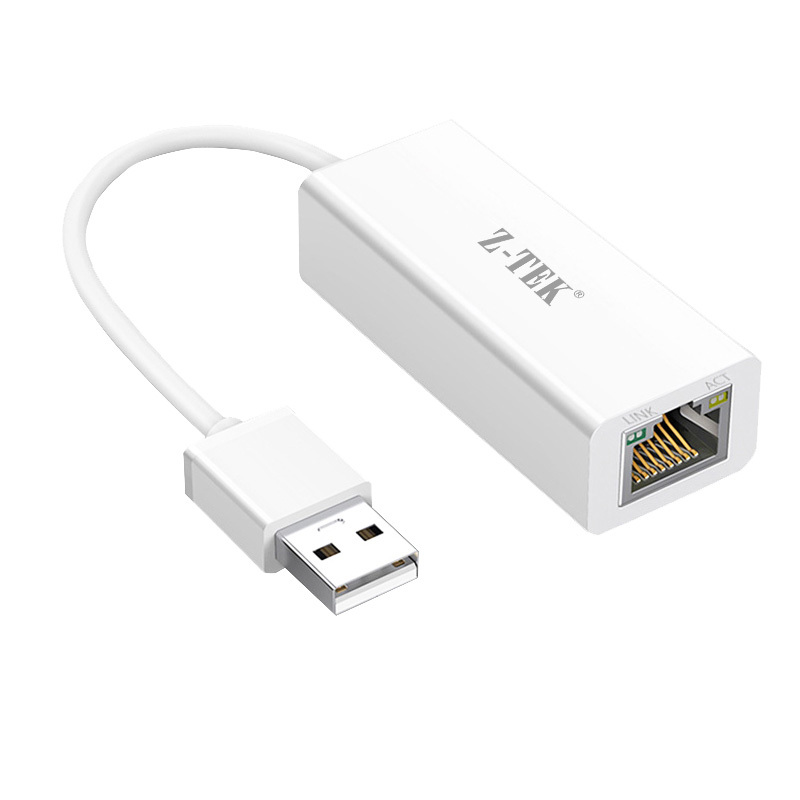 Z-TEK/力特 USB转网口百兆网卡 ZY370 10cm 1个