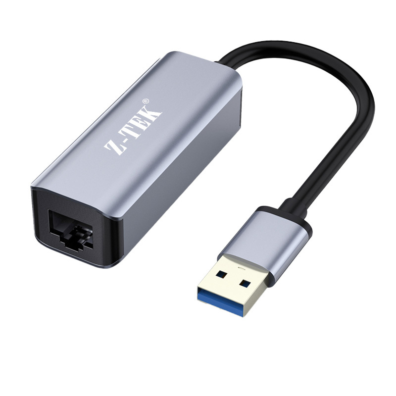Z-TEK/力特 USB分线器 ZY371 千兆有线网卡 线长14.5cm 1个