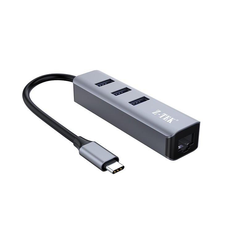 Z-TEK/力特 USB分线器千兆有线网卡 ZY372 27cm 1个