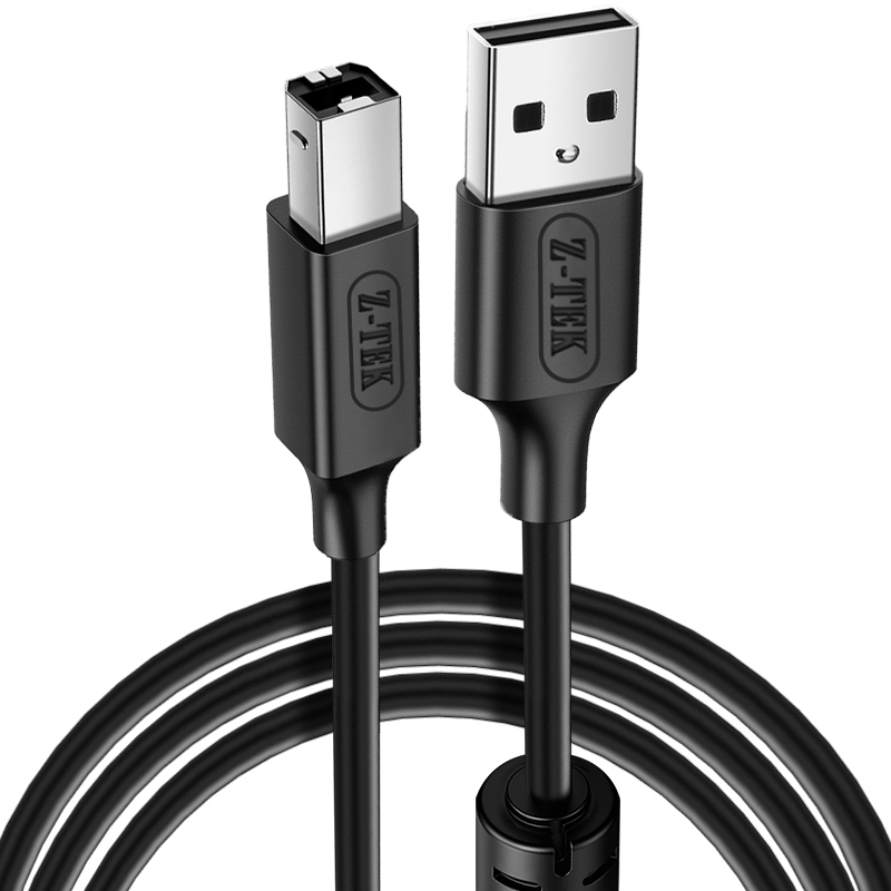 Z-TEK/力特 高速打印机线 ZX001 1.5m USB2.0 1条
