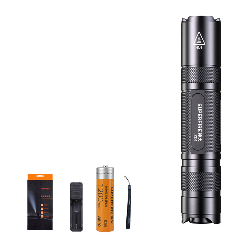 SUPERFIRE/神火 手电筒 Z01 充电器+电池+尾绳 1套
