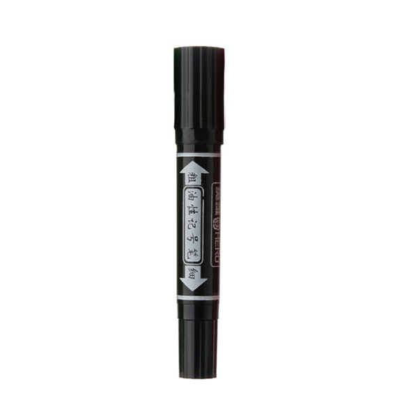 HERO/英雄 大双头油性记号笔 880 黑色 1盒