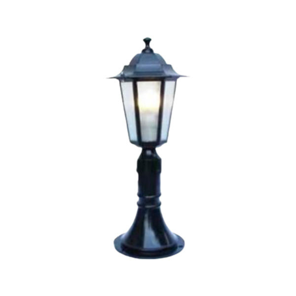 NAIPUDE/耐普德 LED草坪灯 高50cm 铝合金 黑色 不含灯泡 1套