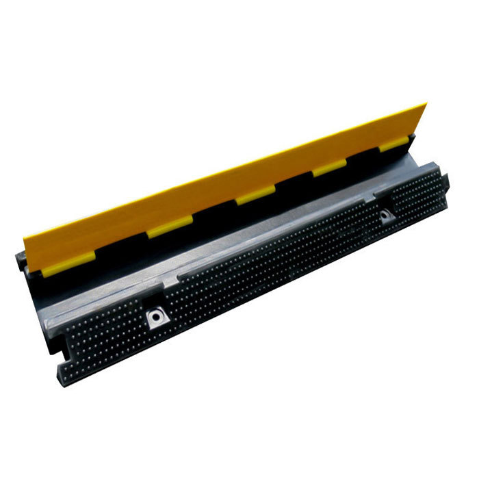 JHBD/佳和百得 小一线槽减速带 JHBD-B089A 1000×220×32mm 内槽70×20mm PVC盖板+橡塑底座 1个