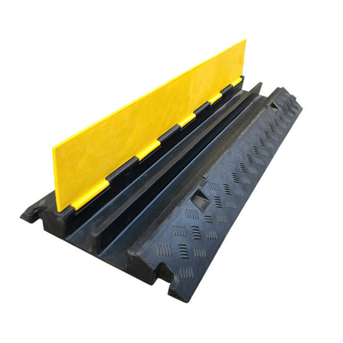JHBD/佳和百得 小二线槽减速带 JHBD-B090B 1000×250×50mm 内槽32×32mm PVC盖板+橡胶底座 1个