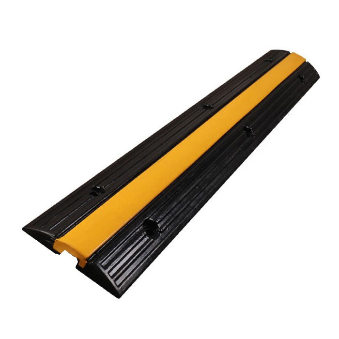 JHBD/佳和百得 黄胶一线小线槽减速带 JHBD-B095B 1000×150×30mm 内槽25×20mm 橡胶 1个