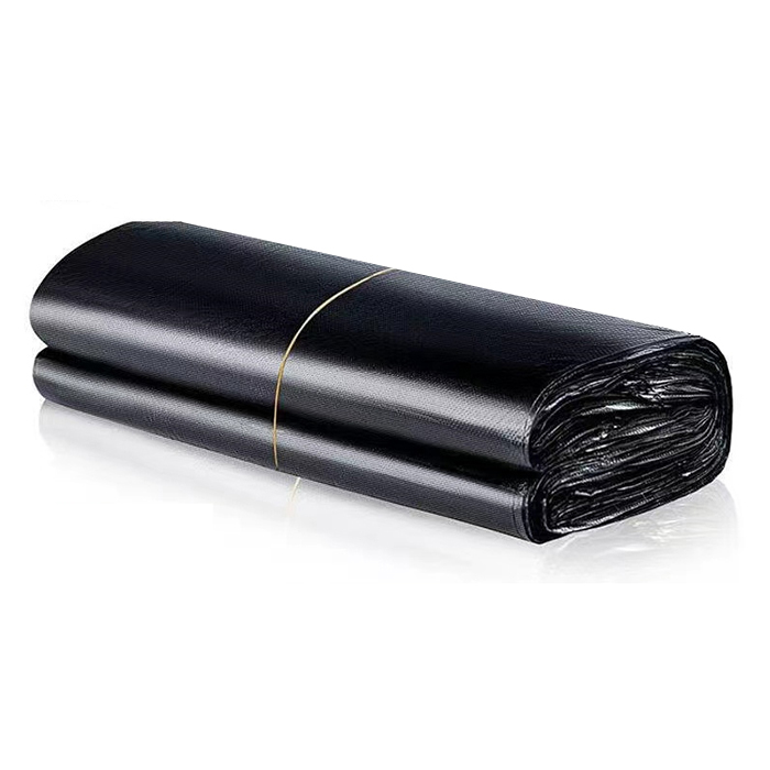 HUIBAILI/汇百利 平口垃圾袋 B05 黑色 50×60cm 双面厚1.8丝 100只 1组