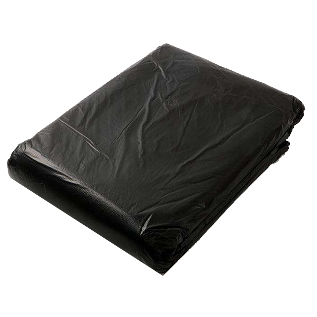HUIBAILI/汇百利 平口加厚加大垃圾袋 B12 黑色 100×120cm 双面厚3.5丝 50只 1包