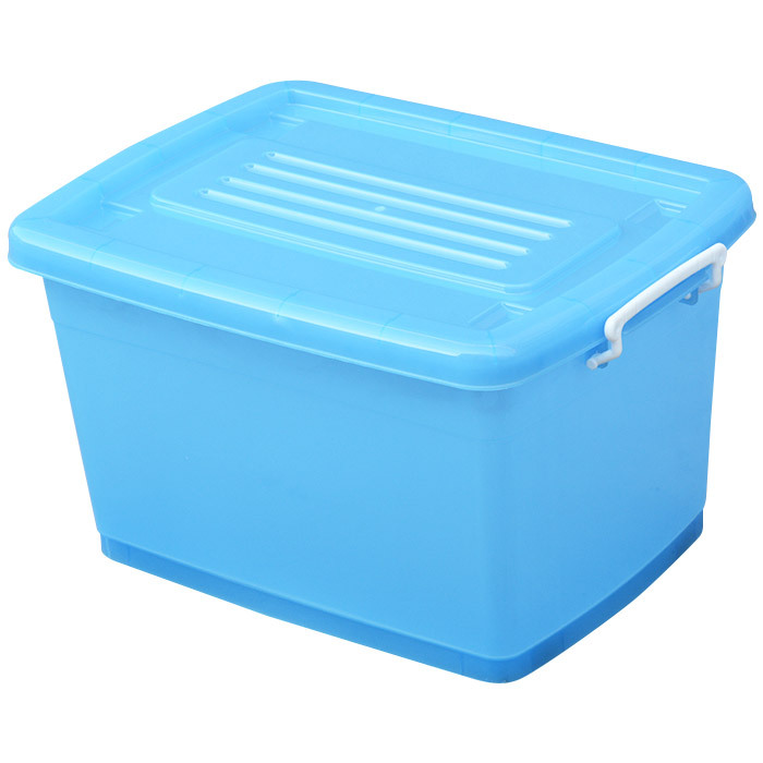INDASBECK/英达斯贝克 收纳整理箱 60zlx-b 外尺寸570×410×320mm 内尺寸510×375×295mm 蓝色 1个