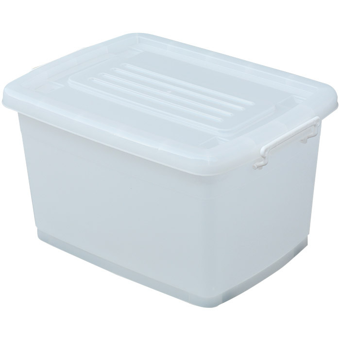 INDASBECK/英达斯贝克 收纳整理箱 60zlx-w 外尺寸570×410×320mm 内尺寸510×375×295mm 白色 1个
