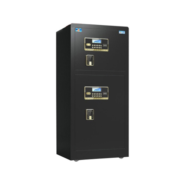 TIGER/虎牌 保险柜 BGX-M/D-120BLS 贝乐经济指纹系列双门 黑色 600×560×1200mm 1台