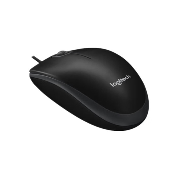 LOGITECH/罗技 有线鼠标 B100 黑色 1个
