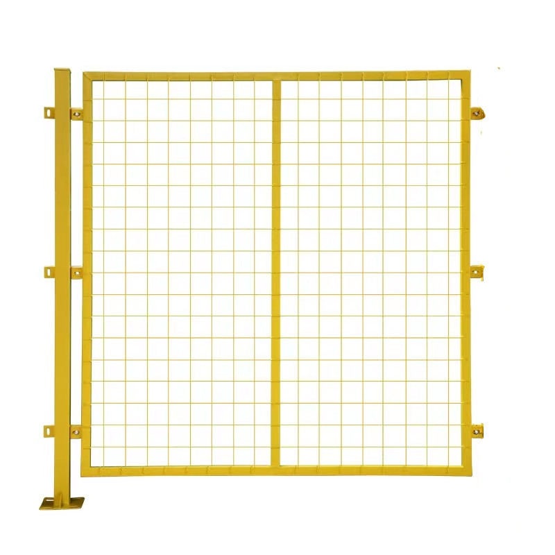 LIANJIE/廉洁 黄色仓库隔离网 高1.2m 宽2m 含网片×1+底盘柱×1 1套
