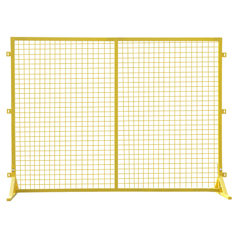 WEIMAN/唯曼 三角架车间护栏 高1.2m 宽2m 黄色 含围栏×1+三角架×2 1套