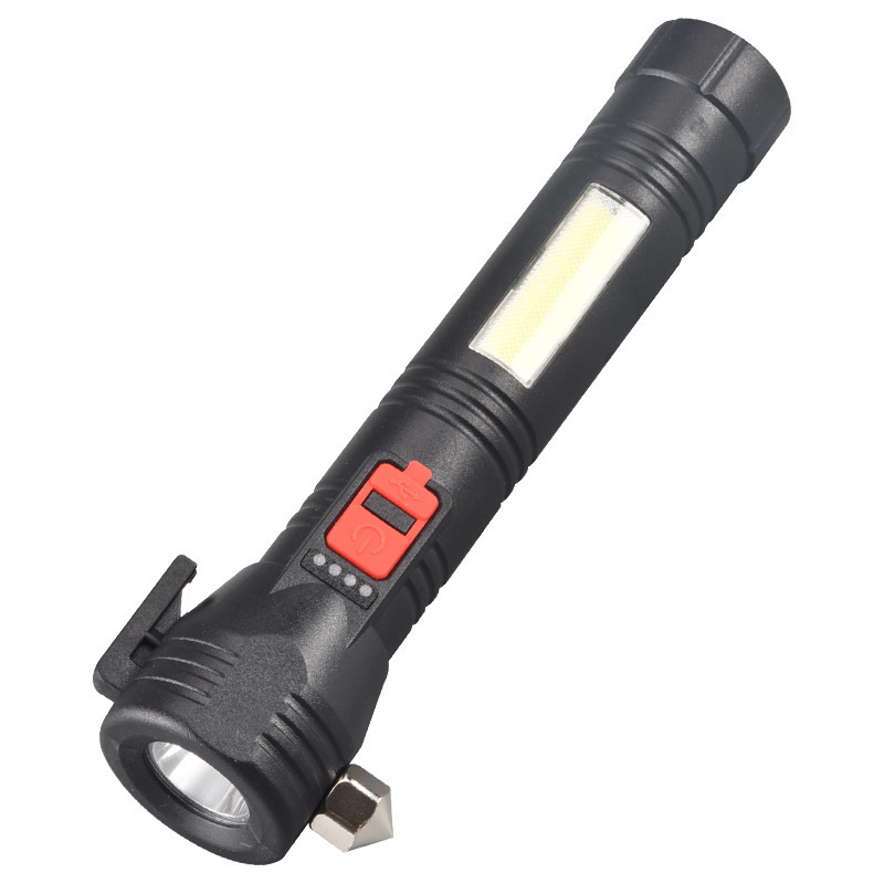CNMF/谋福 侧灯款安全锤救生破窗器 GX-8127 200×65mm 黑色 1个