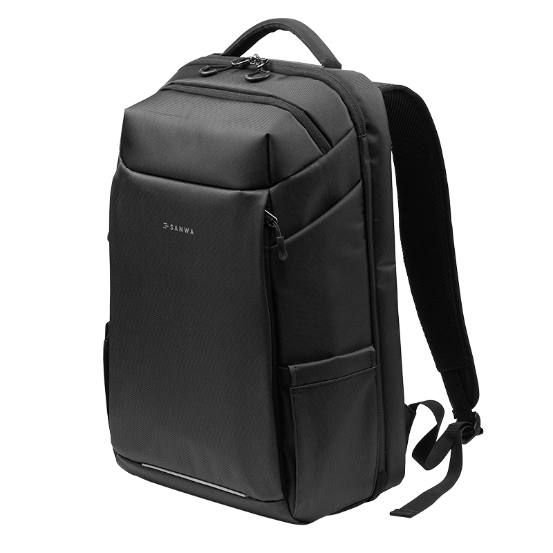 SANWA/山业 商务电脑双肩包 BAG-BPC5BK 15.6" 黑色 1个