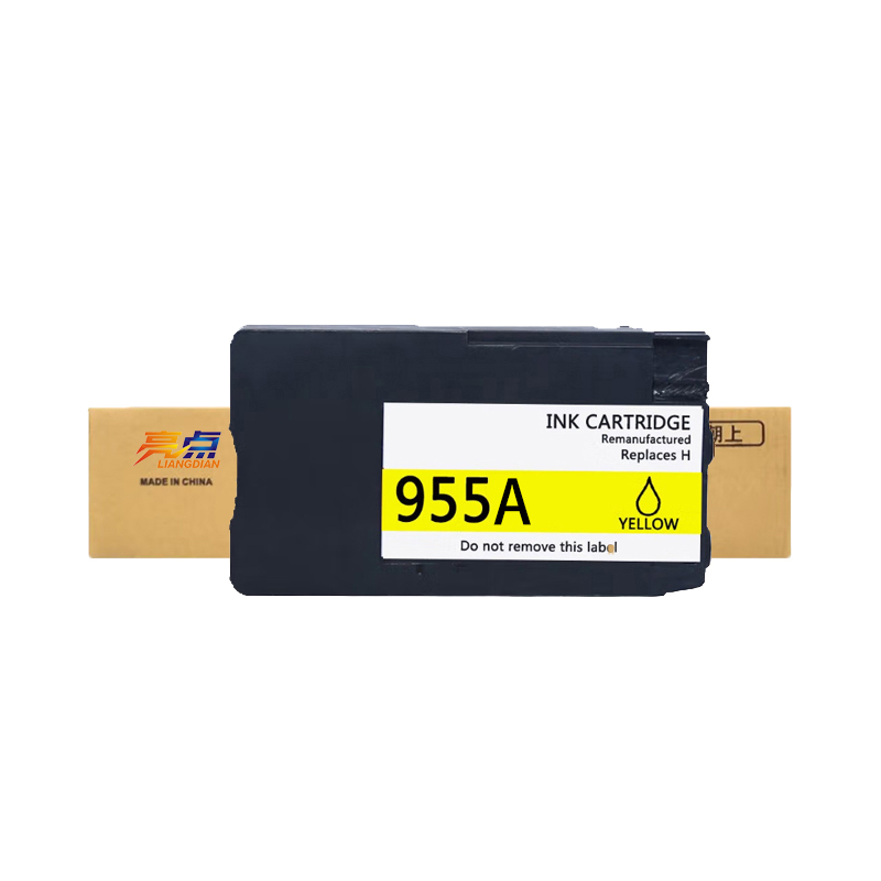 LIANGDIAN/亮点 墨盒 955A 黄色 粉盒 适用惠普HP 7720/7730/7740/8210/8216/8218/8710/8720/8725等 1支