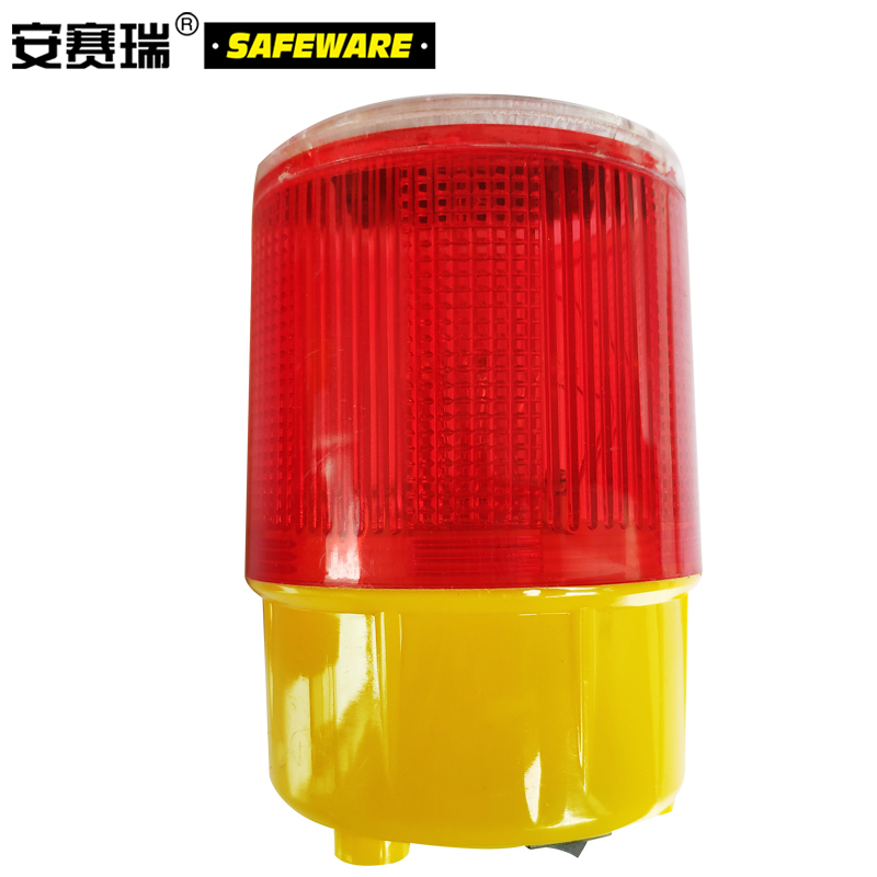 SAFEWARE/安赛瑞 磁吸式经济型太阳能警示灯 25388 高119mm 红黄色 1个