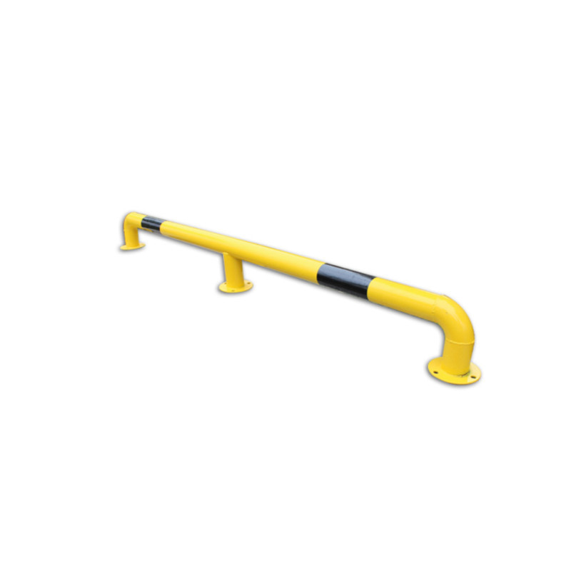 JINANXING/锦安行 M型铁质挡车器 JCH-DCQ04-300 3000×φ76×300mm 管径2mm 黄黑色 1个