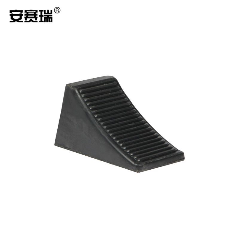 SAFEWARE/安赛瑞 橡胶止退器 310921 170×95×95mm 黑色 无铁环 适用于三轮电动车小四轮电动 1个