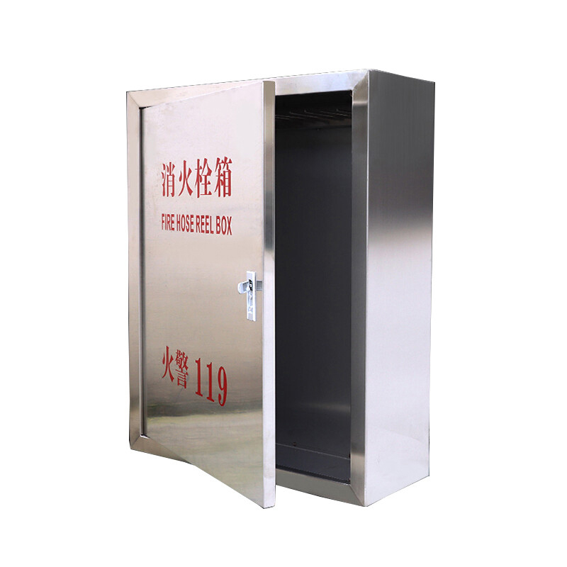 SIJIMINGHU/四季明湖 不锈钢消火栓箱 800×650×240mm 本色 厚1.0mm 含门×1+框×1 1个