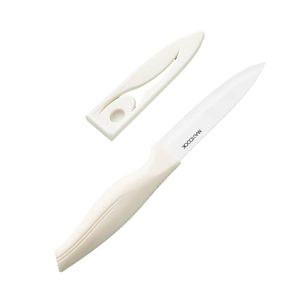MAXCOOK/美厨 多功能陶瓷瓜果辅食刀4" MCD2267 裸刀总长21cm 刃长10cm 刀套长度10×2.5cm 1把