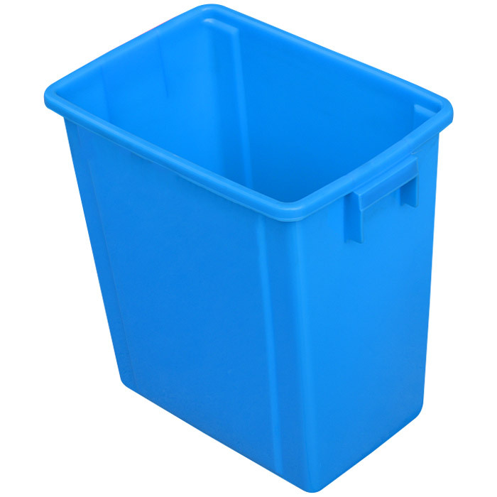 INDASBECK/英达斯贝克 无盖垃圾桶 TWG-20LB 20L 蓝色 1个