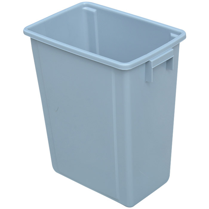 INDASBECK/英达斯贝克 无盖垃圾桶 TWG-40LG 40L 灰色 1个