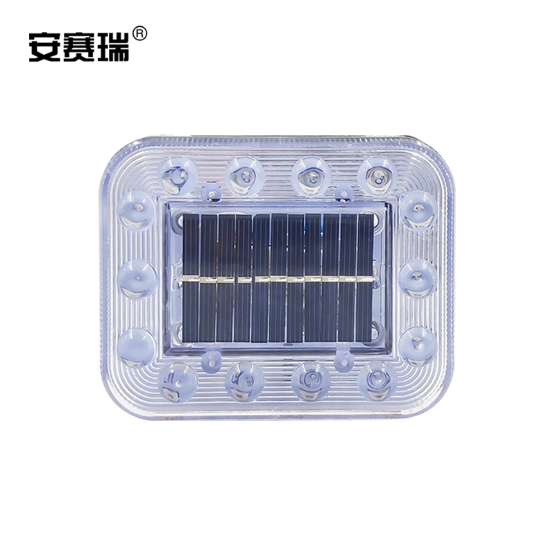 SAFEWARE/安赛瑞 太阳能警示灯 8K00014 110×88×20mm 14颗LED灯 白色 1个