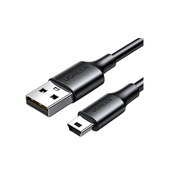 UGREEN/绿联 数据线 10355 1m USB2.0转Mini 5P 铝箔袋包装 1根
