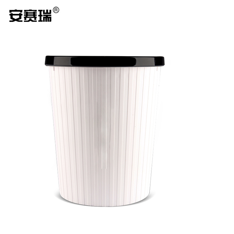 SAFEWARE/安赛瑞 壁挂垃圾桶 7F00180 21×25cm 白色 小号 1个