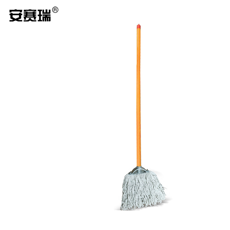 SAFEWARE/安赛瑞 木杆拖把 700576 115×24cm 白色 1个