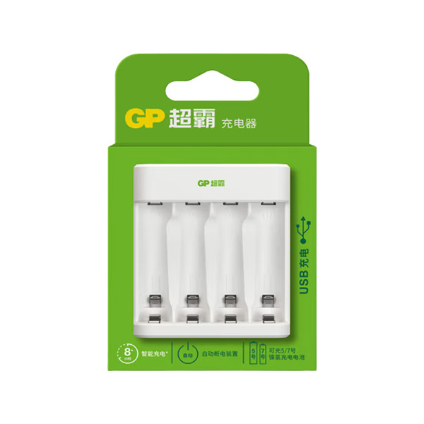 GP/超霸 电池充电器 E411 支持5号/7号 1个