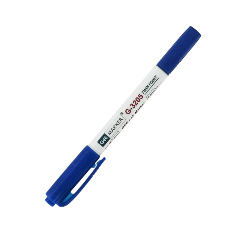 GEEMARKER 双头耐酒精记号笔 G-3205 蓝色 1支