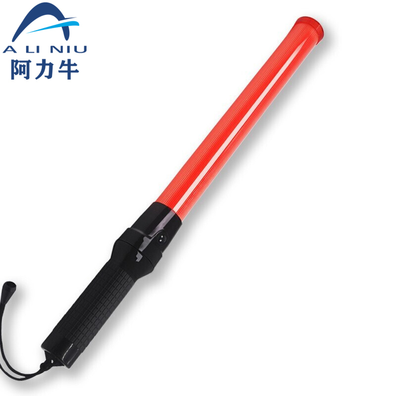 ALINIU/阿力牛 夜间道路交通指挥棒 AF46 540×40mm 红色 充电款 1个