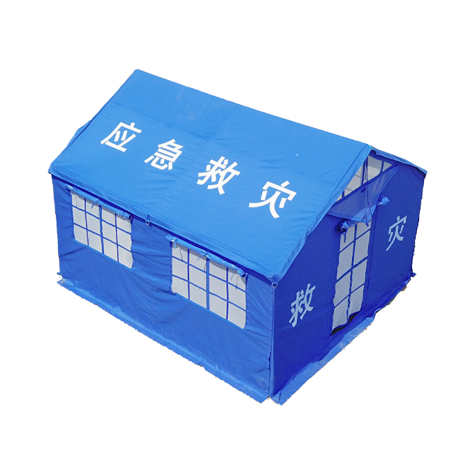 JINGLUFA/京路发 救灾帐篷 JLF-JZ-F 3.2×3.7m 天蓝色 600D加厚防雨牛津布 顶高2.75m 1顶