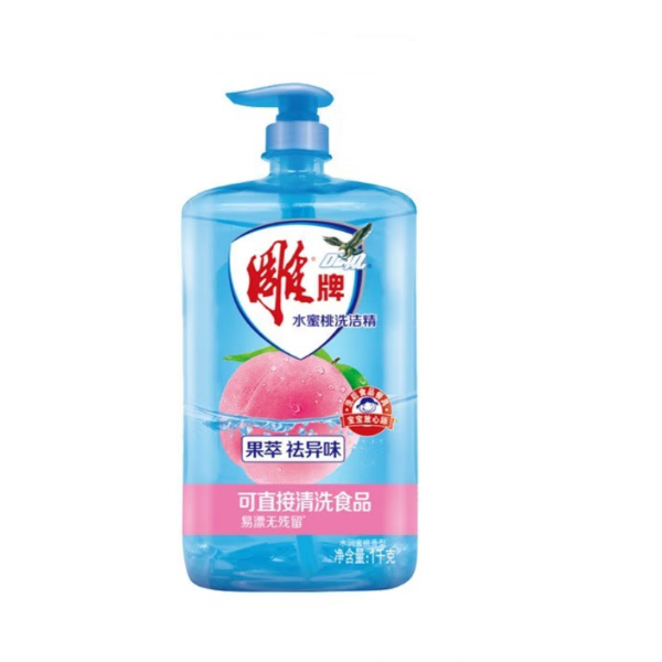 DIAOPAI/雕牌 水蜜桃洗洁精 6910019024796 1kg 1瓶