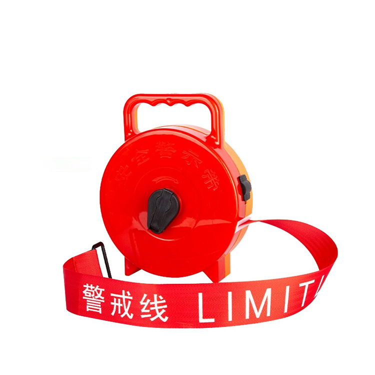 WEIGUANG/伟光 手提式盒装警示带 YD-SJSD-20 警戒线 红色 50mm×20m ABS外壳+0.35mm厚帆布材质 1个