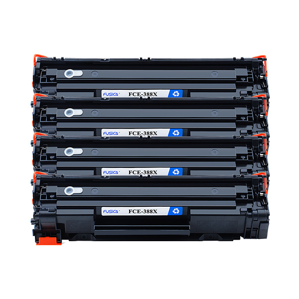FUSICA/富士樱 88A大容量硒鼓 CC388X 4支装 黑色 适用HP Laser Jet P1007/P1008/P1106/P1108/M126a/M126nw/M128fn/M128fp/M128fw等 1组