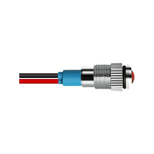 HJUN/汇君 LED高亮金属指示灯 lzd8yp-dxr-24V 8mm 红色 1个