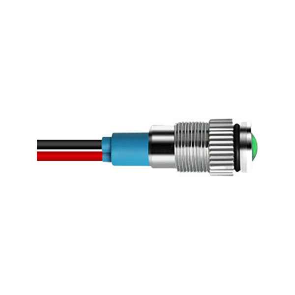 HJUN/汇君 LED高亮金属指示灯 lzd8yp-dxg-24V 8mm 绿色 1个
