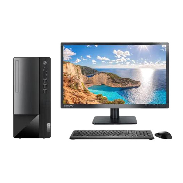 LENOVO/联想 台式电脑 T4900K i5-10400/8GB/1TBHDD+256GBSSD/集显/无驱/Win11H/三年保修/配27"显示器/含有线键鼠套装/定制B560 1套