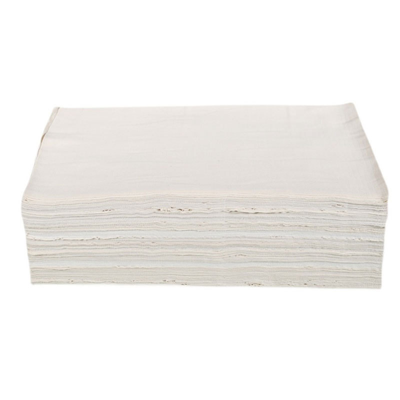 HCFM/汇辰丰棉 全棉工业白色擦机布 HCFM001 棉成分85%以上 吸水吸油 30×40cm 规则 1千克