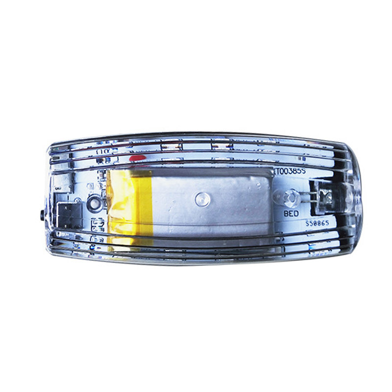 SUSHI/苏识 LED充电式肩夹爆闪肩灯 SS-JJD01 透明色 带充电器 1个