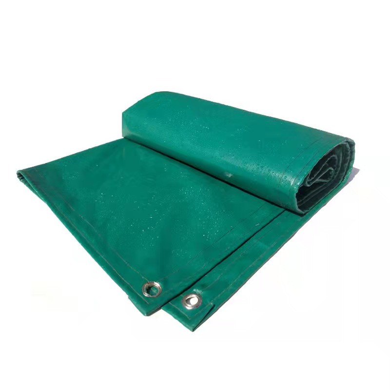 FJ/枫憬 阻燃防雨防焊烫三防布 ZRS8/10 绿色 PVC+玻璃丝纤维 8×10m 厚0.3mm 克重 450g/m² 1块