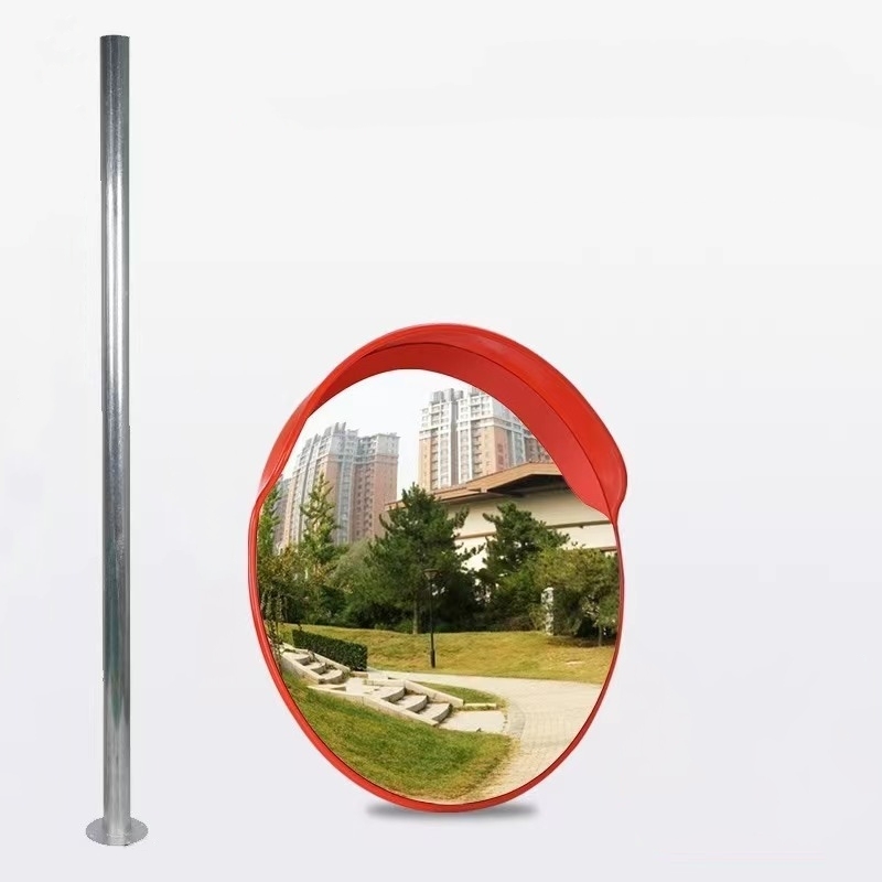 ZKH/震坤行 室外广角镜 CM-IN80T φ800mm PC镜面+ABS镜背 含2m立柱 1套